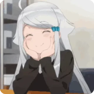 😊 emoji Anime Telegram sticker 10 of 25