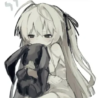🤍 emoji Сора крутышка Telegram sticker 20 of 21