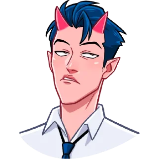 😐 emoji Дьявол без надписей @TgSticker Telegram sticker 6 of 48