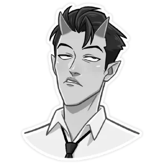 🔥 emoji Дьявол @kungrl @stickers_vk Telegram sticker 6 of 48