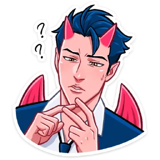 🤔 emoji Дьявол @nyasticks Telegram sticker 24 of 49