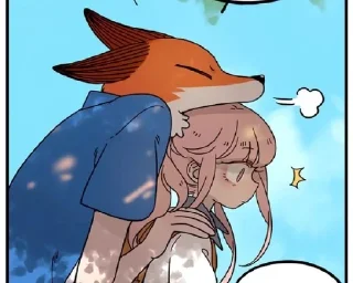 Sticker from The Loser-Fox Orange
