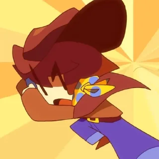 🤠 emoji 💛/Clover/by. @balaui_69 Telegram sticker 18 of 36