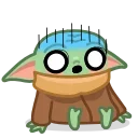 Sticker from Baby Yoda