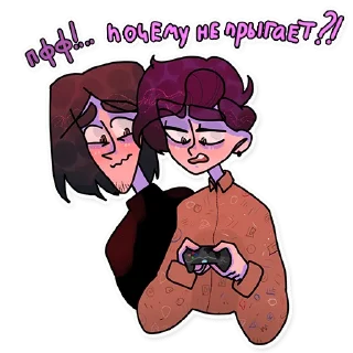 🤨 emoji Курочка и Смит Telegram sticker 7 of 8