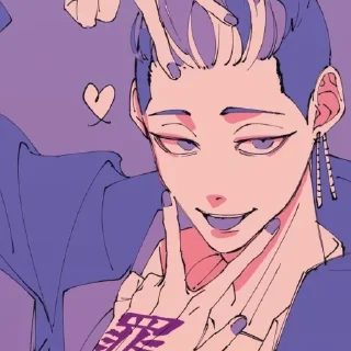 Sticker from Hanma Shuji.
