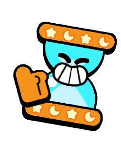 👍 emoji Sandclock Pins @BrawlStarsStik Telegram sticker 5 of 9
