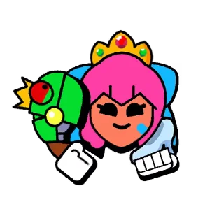 😶 emoji Shelly Pins @BrawlStarsStik Telegram sticker 22 of 22