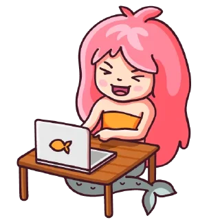 😄 emoji mermaid Telegram sticker 8 of 13
