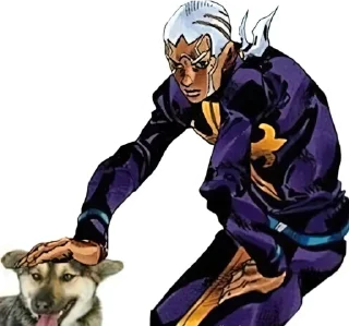 🐶 emoji JJBA @hellings_devils Telegram sticker 22 of 22
