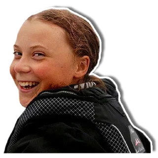 😀 emoji Greta Telegram sticker 9 of 30