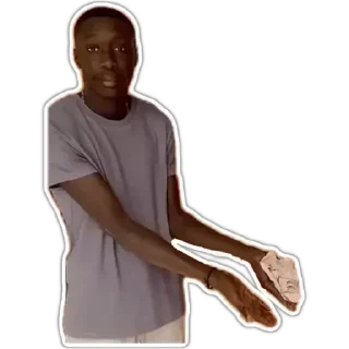 🤷‍♂️ emoji @TVstickers Khaby Lame Memes Telegram sticker 22 of 45