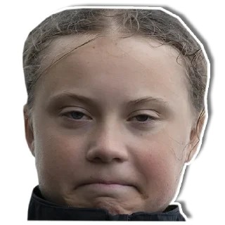 ☹️ emoji Greta Telegram sticker 8 of 30