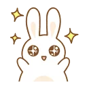 ✨ emoji Easter bunny🐰by@mlOobot Telegram sticker 2 of 29