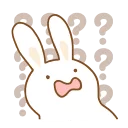 ❓ emoji Easter bunny🐰by@mlOobot Telegram sticker 7 of 29