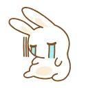 😿 emoji Easter bunny🐰by@mlOobot Telegram sticker 21 of 29