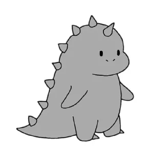 🩶 emoji дино цгс от вайки Telegram sticker 18 of 18