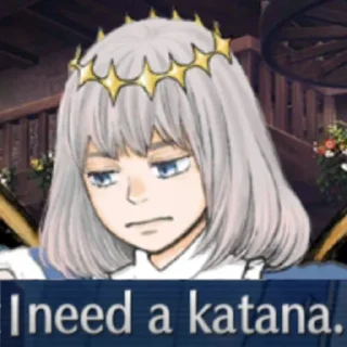 😒 emoji Fate/GO(Pretending to laugh) Telegram sticker 10 of 120
