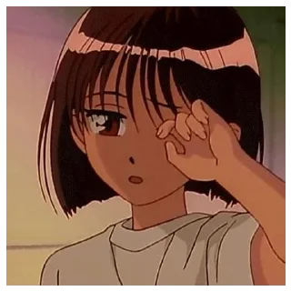 🥱 emoji Anime 90'‎s (@Lllllmao) Telegram sticker 1 of 100