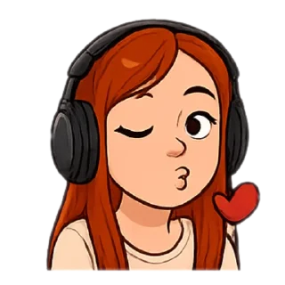 😘 emoji Kate2cat Telegram sticker 7 of 15