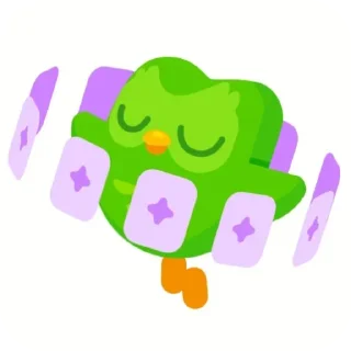 Sticker from дуолинго как смысл жизни