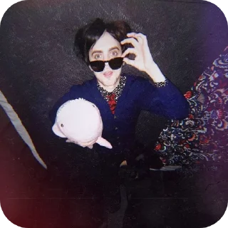 😎 emoji Пошлая Молли 🖤 Telegram sticker 16 of 39