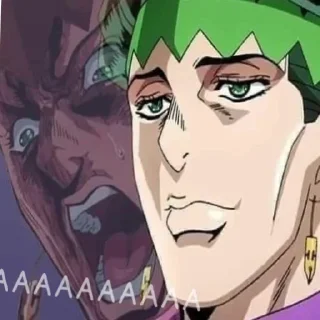 😱 emoji Джоджо Telegram sticker 15 of 23