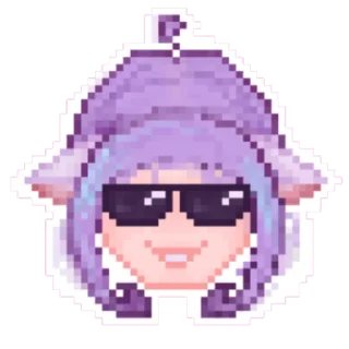 😎 emoji Пиксель U.L.E.Y Telegram sticker 14 of 31