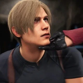 🌟 emoji Леончик  resident evil 4 Telegram sticker 21 of 33