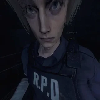 🌟 emoji Леончик  resident evil 4 Telegram sticker 20 of 33