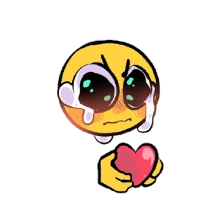 🥺 emoji Милые смайлики Telegram sticker 12 of 28