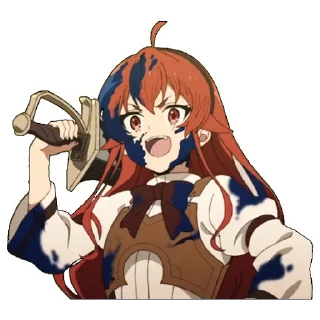 😘 emoji Eris Greyrat      || @three_hundred_bucksss Telegram sticker 8 of 42