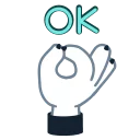👌 emoji Resistance Dog Telegram sticker 8 of 27