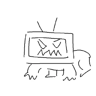 😡 emoji tv Telegram sticker 7 of 10