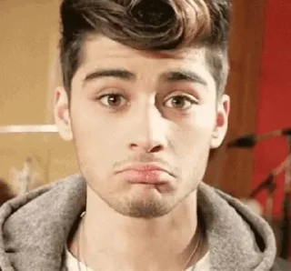 🙁 emoji ZAYN MALIK  @Zayn_Javad_Malik Telegram sticker 19 of 88