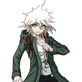 😨 emoji Nagito Komaeda ch1 Telegram sticker 6 of 23