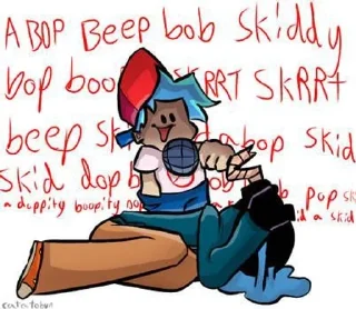😈 emoji Sunday day funkin' 2.0. Telegram sticker 12 of 88