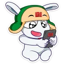 ☺️ emoji Кролик Ми :: @stickroom Telegram sticker 6 of 16