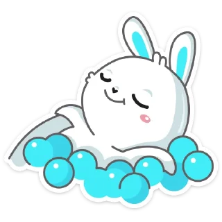 😊 emoji Кролик Олег :: @stickroom Telegram sticker 15 of 77