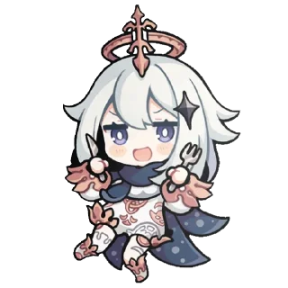 🍴 emoji Малышка Паймон Telegram sticker 22 of 60