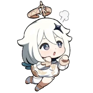 😮 emoji Малышка Паймон Telegram sticker 11 of 60