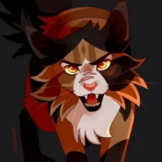 🖤 emoji Кленовница ᕕ(˵•̀෴•́˵)ᕗ Telegram sticker 10 of 20