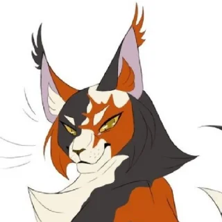 🖤 emoji Кленовница ᕕ(˵•̀෴•́˵)ᕗ Telegram sticker 14 of 20