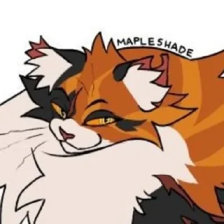 🖤 emoji Кленовница ᕕ(˵•̀෴•́˵)ᕗ Telegram sticker 15 of 20