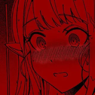 😳 emoji Красные стикеры by @stikeru7777 Telegram sticker 8 of 20