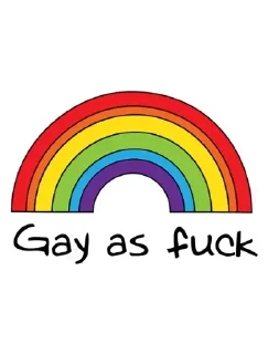 🏳‍🌈 emoji Faggot Hate Telegram sticker 10 of 90