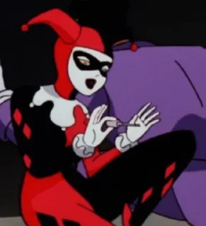 Sticker from Harley Quinn from @somewherechannel