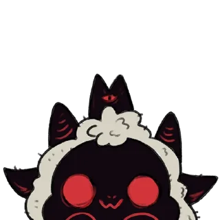 😊 emoji Cult of the Lamb Telegram sticker 19 of 30