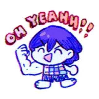 💪 emoji omori! Telegram sticker 10 of 35