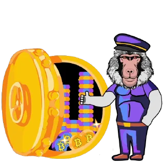 👍 emoji Boss ape Telegram sticker 4 of 11